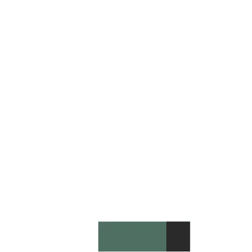 green and white icon of UI/UX with transparent background